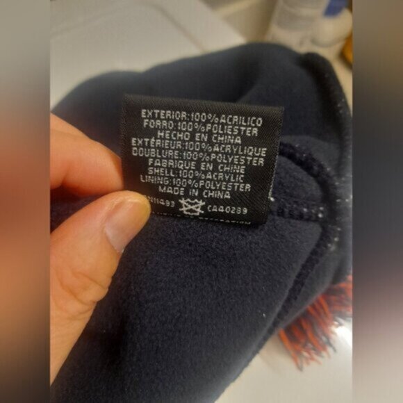 New Era - Winter Tassels Hat Team Bears NFL -One Size - Blue/Orange - Picture 12 of 13